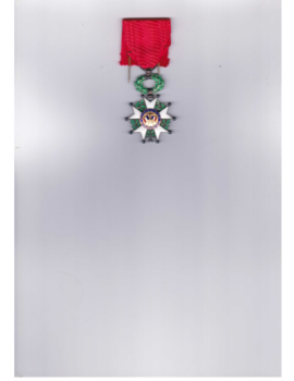 Decoration Chevalier de la Legion d’Honneur